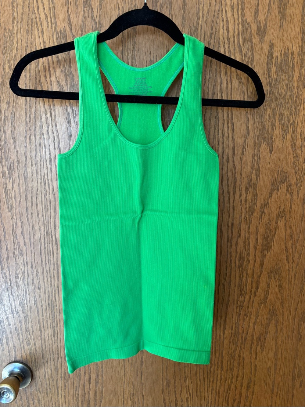 Candy Rain Neon Green Racerback Tank Top